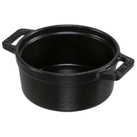 Staub Staub Mini Cocotte 10cm Sütőedény kerek - Fekete