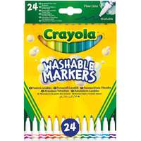 Crayola Crayola Washable Markers Filctoll készlet - Vegyes színek (24 db / csomag)