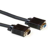 ACT ACT AK4225 VGA hosszabbító kábel 5m - Fekete