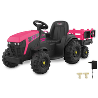 Jamara Jamara Ride-on Elektromos traktor + pótkocsi - Rózsaszín