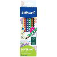 Herlitz Pelikán Silverino színes ceruza készlet (6 db / csomag)