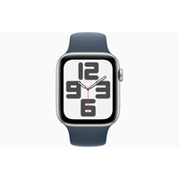 Apple Apple Watch SE (2023) 44mm Okosóra M/L méretű szíjjal - Silver