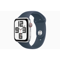Apple Apple Watch SE (2023) 44mm Okosóra S/M méretű szíjjal - Silver