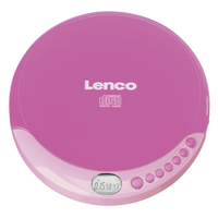 Lenco Lenco CD-011 Discman Hordozható CD lejátszó - Rózsaszín Pink