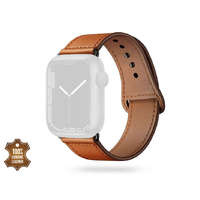 Tech-Protect Tech-Protect Leatherfit Apple Watch S4/S5/S6/S7/S8/S9/SE/Ultra Bőr Szíj 42/44/45/49mm - Barna