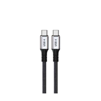 TB TB AKTBXIACCTB200B USB-C apa - USB-C/Thunderbolt apa 4.0 Adat és töltőkábel - Fekete (2m)