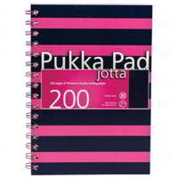 Pukka Pad Pukka Pad Jotta Pad Navy Pink 200 lapos A4 vonalas spirálfüzet - Többfajta