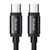 Mcdodo Mcdodo CA-3681 USB-C apa - USB-C apa 2.0 Adat és töltő kábel - Fekete (2m)