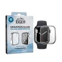 Eiger Eiger Mountain Apple Watch 7/8/9 Tok + kijelzővédő - Átlátszó (45mm)