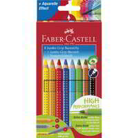 Faber-Castell Faber-Castell Jumbo Grip színes ceruza készlet tollal, ceruzával (8+1+1 db / csomag)