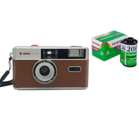 AGFA AgfaPhoto Reusable 35mm Analóg fényképezőgép + Fujifilm 200 EC36 film - Barna