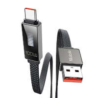 Mcdodo Mcdodo CA-4980 USB-A apa - USB-C apa 2.0 Adat és töltőkábel - Fekete (1.2m)