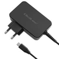 Qoltec Qoltec 52387 USB-C Hálózati töltő - Fekete (20V / 4.5A)