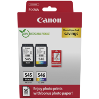 Canon Canon PG-545 + CL-546 Photo Value Pack Eredeti Tintapatron Fekete + Tri-color + Fotópapír