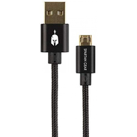 Egyéb Spartan Gear 50390 USB-A apa - micro USB apa 3.0 Adat és töltő kábel - Fekete (3m)