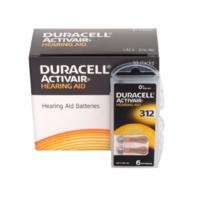 Duracell Duracell 312 A312 Hallókészülék elem (6db/csomag)