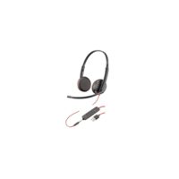 HP HP Poly Blackwire 3225 (USB Type-A) Stereo Headset - Fekete (BULK)