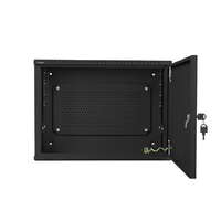 Lanberg Lanberg 19" Fali rack szekrény 4u+3u 540x400 - Fekete