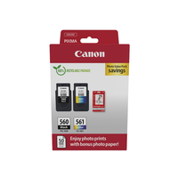 Canon Canon CRG PG-560/CL-561 Eredeti Tintapatron Fekete/Színes + 50db Fotópapír