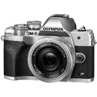 Olympus Olympus OM-D E-M10 Mark IV Fényképezőgép + Ez-M1442 Pancake objektív szett - Ezüst