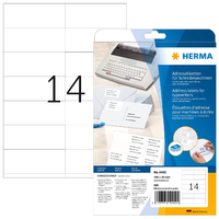 HERMA Herma 105x42 mm Címke Írógépekhez és kézi címkézéshez (280 címke / csomag)