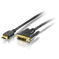 Equip Equip 119325 HDMI - DVI kábel, aranyozott, 5m