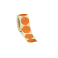 Egyéb Etikett tekercses címkenyomtatóhoz 20 mm - Narancssárga (1000 db / csomag)