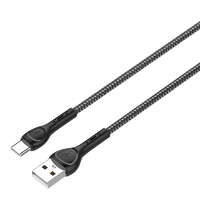Ldnio Ldnio LS 481 USB-A apa - USB-C apa 2.0 Adat és töltő kábel - Fekete (1m)