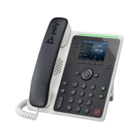 HP HP Poly Edge E220 VoIP Telefon + PoE - Fekete/Fehér