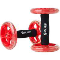 Pure2Improve Pure2Improve Core Training Edzőkerék - Fekete/piros (2 darabos)