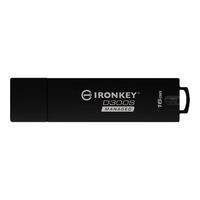 Kingston Kingston IronKey D300SM USB 3.0 16GB Pendrive - Fekete