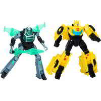 Hasbro Hasbro Transformers EarthSpark Cyber-Combiner Bumblebee és Mo Malto akciófigura készlet