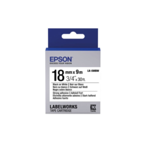 Epson Epson LK-5WBW Festékszalag 18mm / 9m - Fehér alapon fekete
