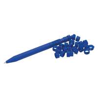Wedo Wedo Letter Pen Puzzle Nyomógombos zseléstoll kirakóval - Kék (2 darabos)