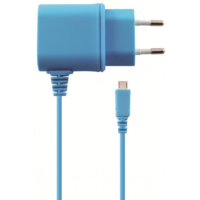 KSIX KSIX B1740CD02AZ Micro-USB Hálózati töltő - Kék (5V / 1A)