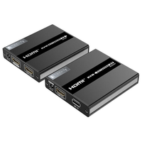 Techly Techly 104790 HDMI / USB Extender UTP kábelen 60m - Fekete
