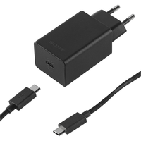 Sony Sony XQZ-UC1 USB Type-C Hálózati töltő + 1m USB Type-C kábel - Fekete (30W)