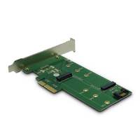 Inter-Tech Inter-Tech KT015 M.2 PCIe / M.2 SATA port bővítő PCIe kártya