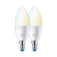 WiZ WiZ LED Gyertya izzó 4.9W 470lm 2700-6500K E14 - Hideg/Meleg fehér (2db / csomag)