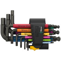 Wera Wera 950/9 Hex-Plus Multicolour Imperial 3 Imbusz kulcs készlet (9 db / csomag)
