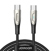 JoyRoom Joyroom SA27-CC5 USB-C apa - USB-C apa adat és töltő kábel 2m - Fekete