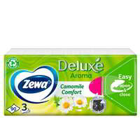 Zewa Zewa Deluxe Kamillás Papír zsebkendő 3 rétegű (90 darabos)