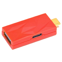 ifi ifi iDefender+ USB-C apa - USB-A anya Aktív Zavarszűrő - Piros