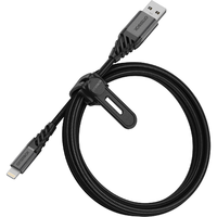 OtterBox OtterBox Premium USB-A apa - Lightning apa 2.0 Adat és töltő kábel - Fekete (1m)