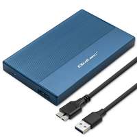 Qoltec Quoltec 52276 2,5" USB 3.0 Külső HDD/SSD ház - Kék