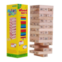 Ramiz RK Toys Fa Jenga torony társasjáték