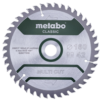 Metabo Metabo MultiCut Classic Z42 FZ/TZ 160mm Körfűrészlap