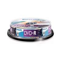 Philips Philips DVD-R Egyszer Írható DVD Lemez Hengerdoboz (10db/cs)