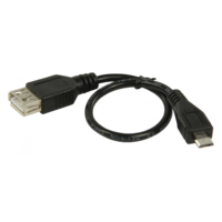 Valueline ValueLine VLCP60570B02 micro USB - USB 2.0 kábel 0.2m