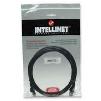 Intellinet Intellinet hálózati kábel RJ45, Cat6 UTP, 3m Fekete, 100% réz